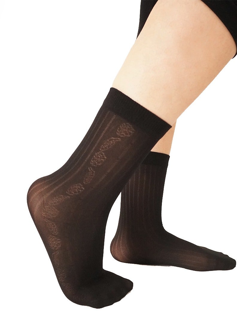 Silvy Silvy ( Socquette  Jacquard flower ) 