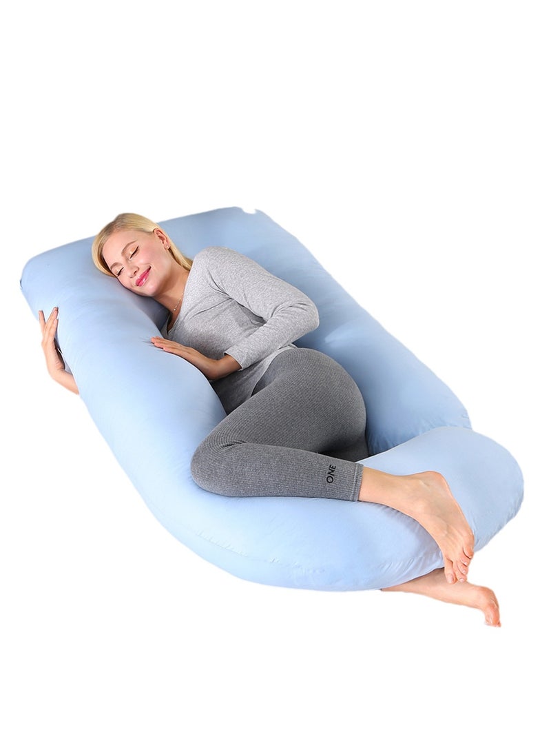 Crystal Velvet Maternity Pillow Maternity Belly Support Pillow Core Side Sleeping Pillow Waist Support Pillow - Image 1