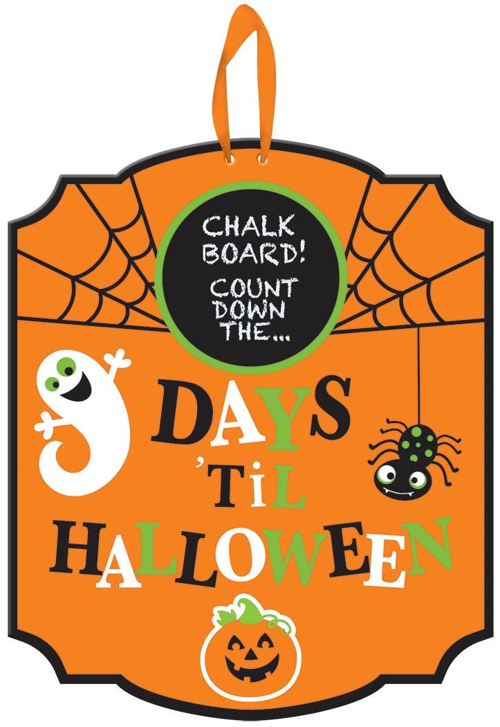 أمسكان علامة الهالوين مع السبورة - Image 2