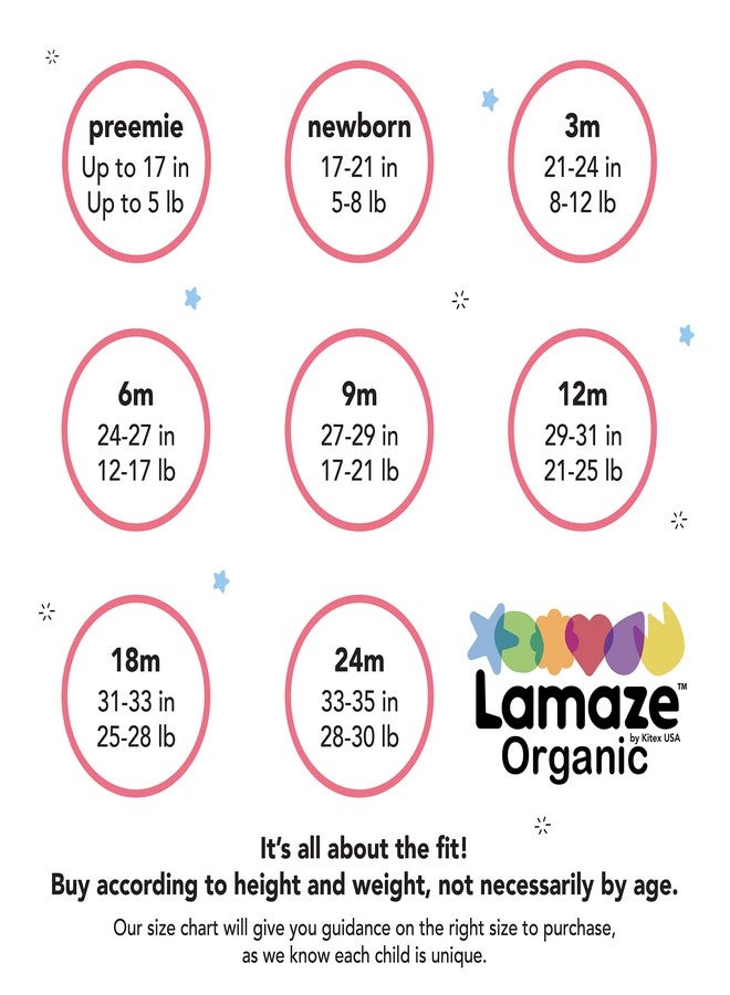 Lamaze Organic Baby Baby Pull On 2 Pack Leggings, Grey Kittie/White Dots, 3 Months - Image 4