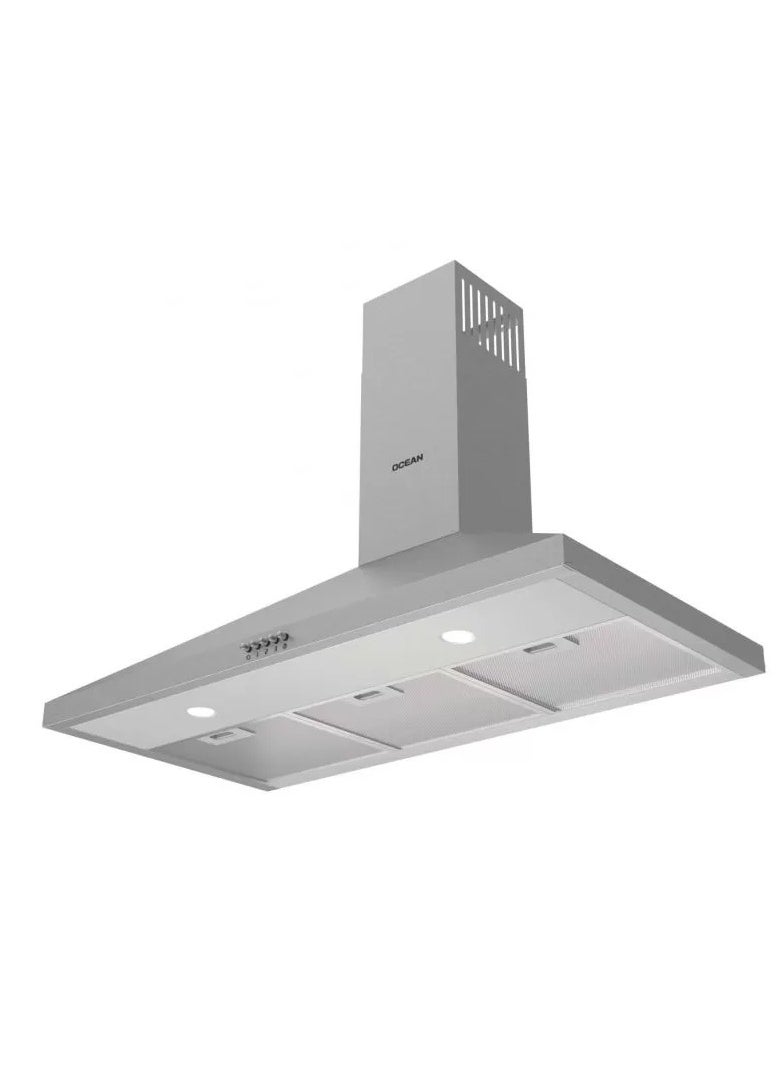 Ocean Ocean Kitchen Chimney Hood 90 cm 650 m3/h Inox OWCHR96ICF  - Image 2
