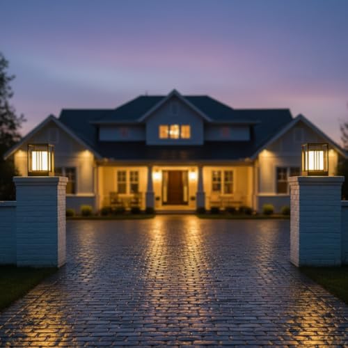 Lyse Decor Outdoor Gate Lights, Gate Lamp for Home Entrance, Boundary Light, Pillar Light, Outdoor Decoration Lamps (Pack of 1) - Image 5