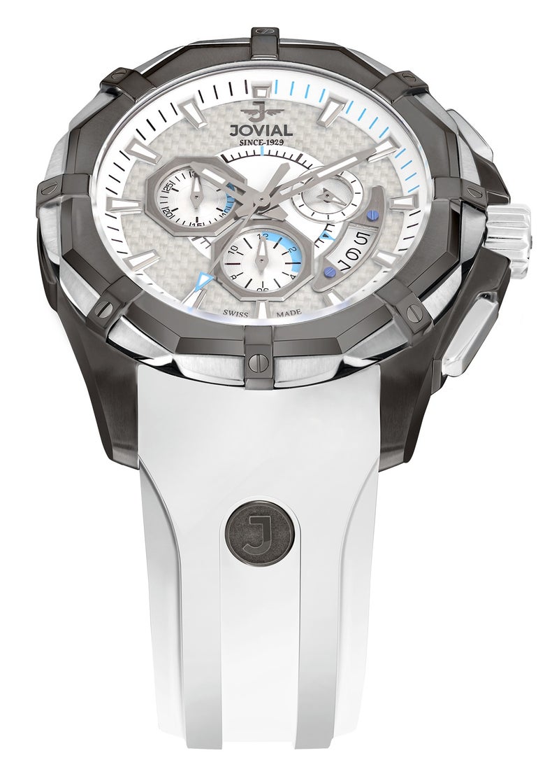 Jovial - JOVIAL  12008GBRC77, Chronograph ,NOVAPRIME: a bold fusion of precision, elegance, and cutting-edge Swiss craftsmanship, designed for those who command time. - Image 1
