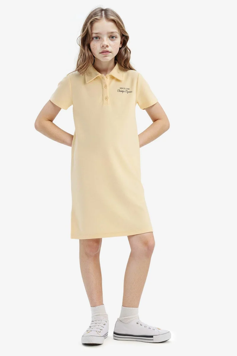 ديفاكتو Short Sleeve Knitted Dress