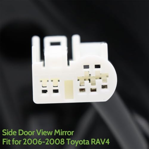 LEAVAN Passenger Side Door View Mirror Fit for 2006-2008 Toyota RAV4, Glass Door Mirror Passenger Right - Image 4