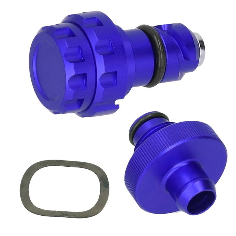 Oil Drain Plug Assembly with Magnetic End Aluminium Alloy Replacement for Ford F150 2015+(Blue ) - Image 3