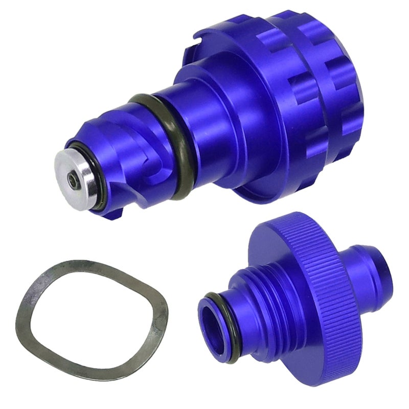 Oil Drain Plug Assembly with Magnetic End Aluminium Alloy Replacement for Ford F150 2015+(Blue ) - Image 1