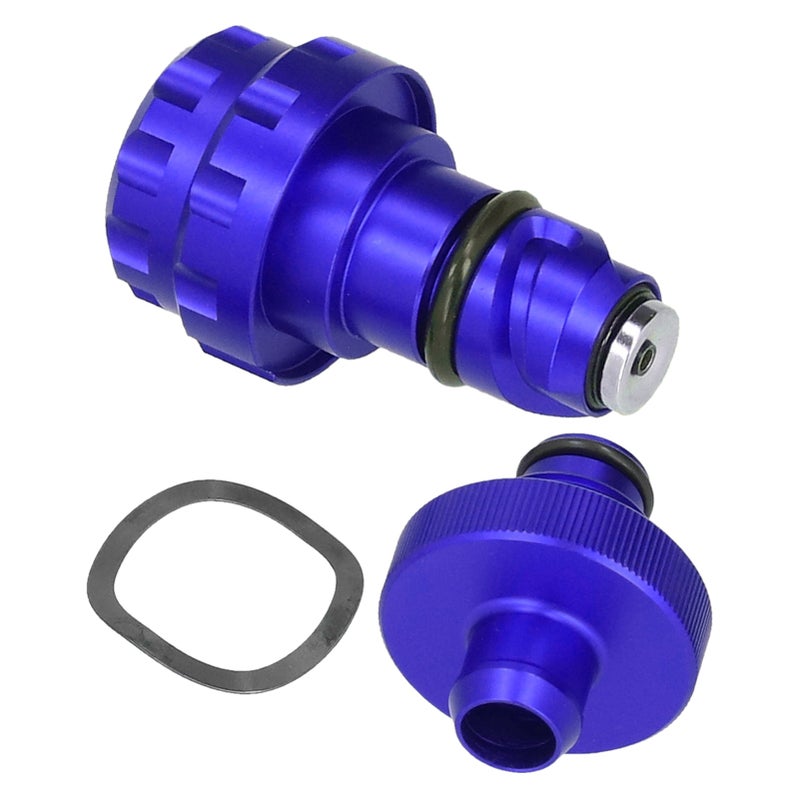 Oil Drain Plug Assembly with Magnetic End Aluminium Alloy Replacement for Ford F150 2015+(Blue ) - Image 2