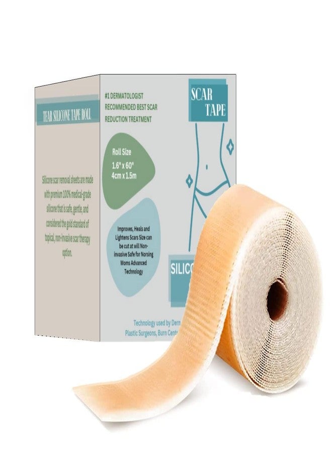 GKdared Scar Removal Tape Scar Removal Sheet Strips for C-Section, Acne Scars, Tummy Tuck, Keloid and Surgical Scars, Reusable Medical Grade Silicone Scar Tape, Get Scars Away Painless Reusable - Image 1