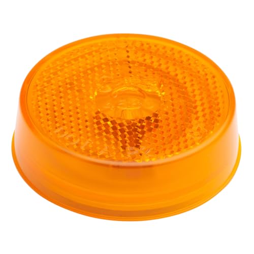 Grote 45833 Yellow 2 1/2" Round Clearance Marker Light (Built-In Reflector) - Image 5