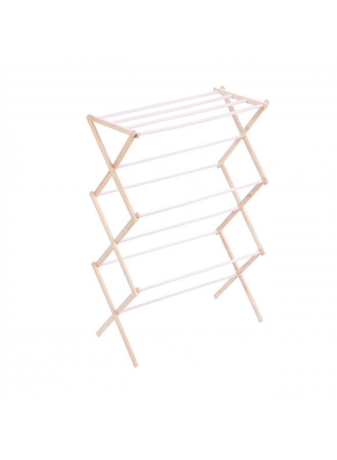 Honey Can Do Honey-Can-Do Wooden Laundry Drying Rack - Image 1