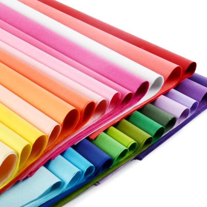 Simetufy 150 Sheets Assorted Colored Tissue Paper for Gift Bags, Rainbow 30 Colors 20 x 26 Inch, Bulk for Crafts & Gift Wrapping, Mother's Day Christmas Birthday Wedding Holiday Decor, and DIY Project - Image 1