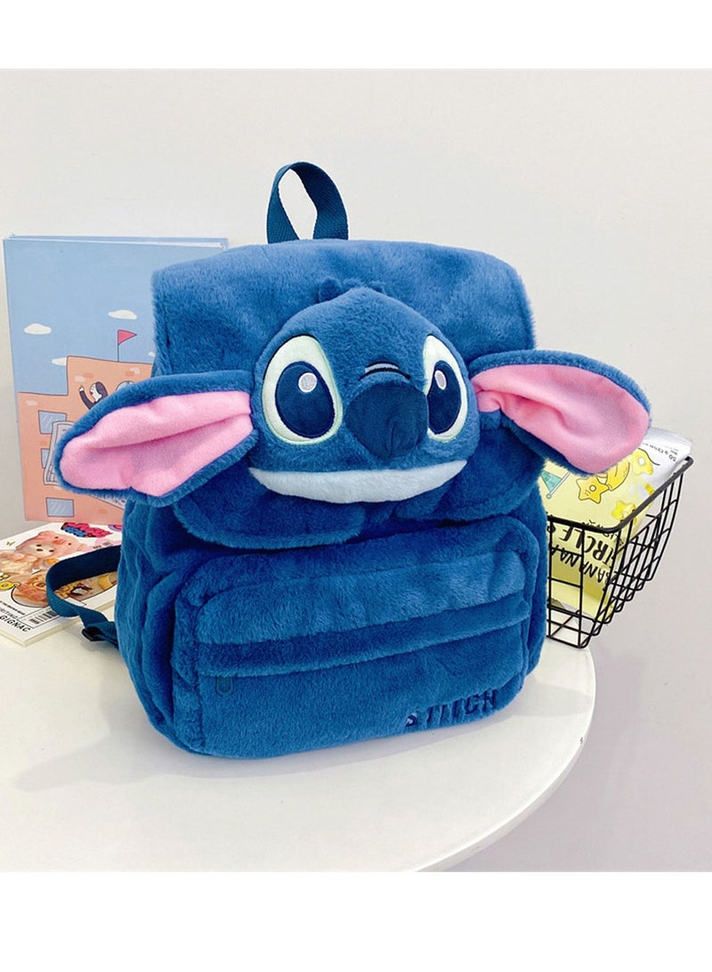 general 2024 New Cute Cartoon Monster Backpack Female Student Bag Large Capacity Plush Doll Backpack - Image 5