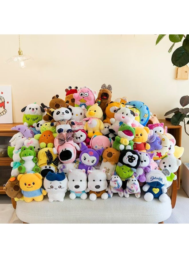 Eight Inch Wedding Throwing Boutique Catch Doll Machine Doll Cartoon Company Activity Gift Plush Toy-Color:Little Hippopotamus - Image 2