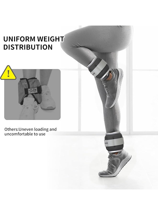 PROIRON Ankle Weights Wrist Leg Weights for Women Men 0.5kg-2kg in Pair Reflective Ankle Weight Set for Fitness Exercise Jogging Aerobics - Image 2