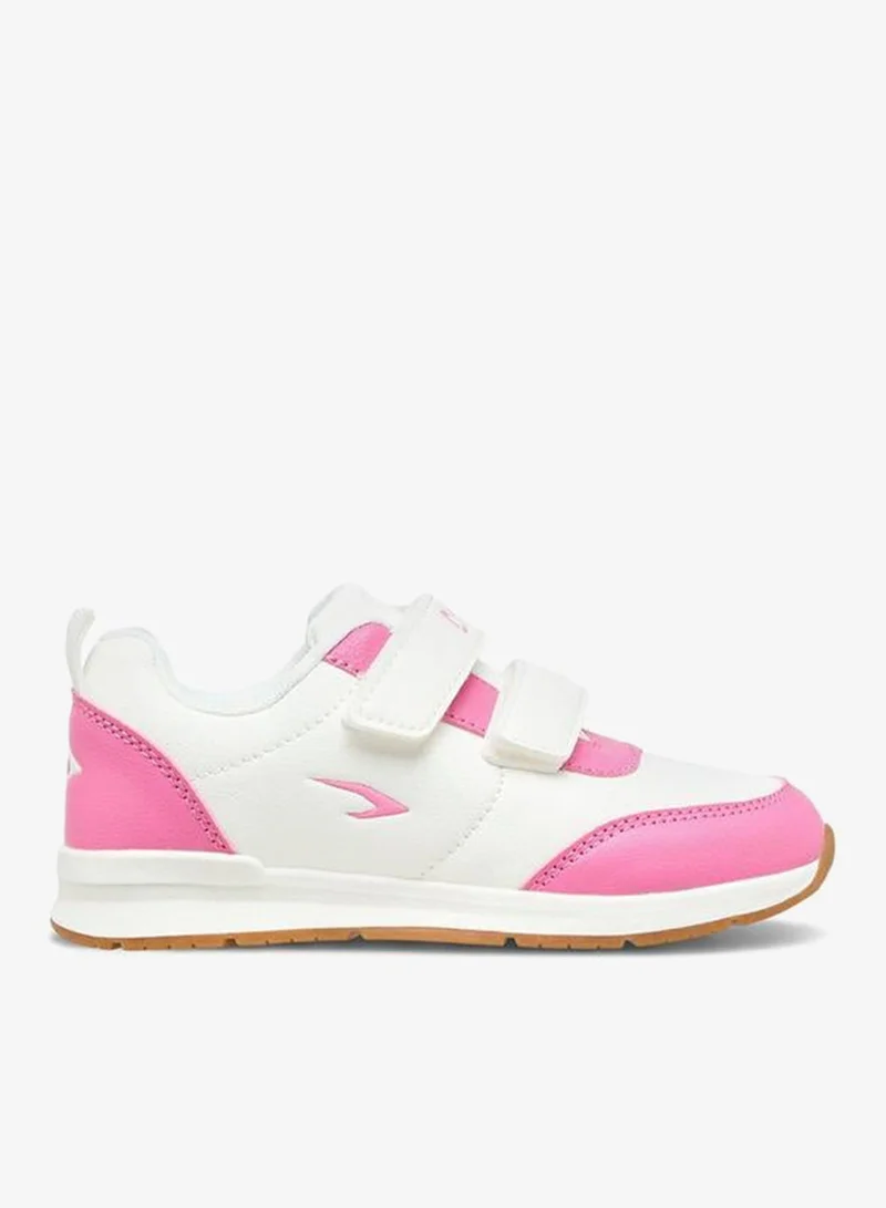 Dash WHITE Girls Hook And Loop Ankle School Sneakers for Women | Best Price UAE