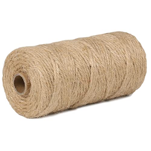 PH PERKHOMY PerkHomy Jute Twine String 3mm 328Ft Natural Thin Ribbon for Craft, Gardening, Wedding Decoration & Packing (328FT * 3mm) - Image 2