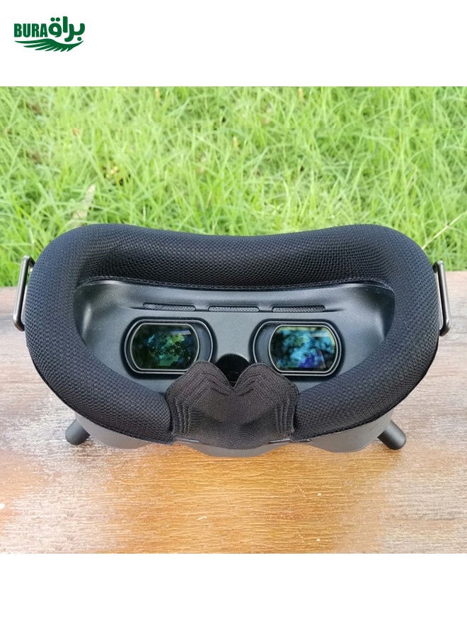 BURAQ - For DJI FPV Goggles V1  V2 Foam Padding Eye Mask Headband Accessories,Spec: Black Eye Pad - Image 1