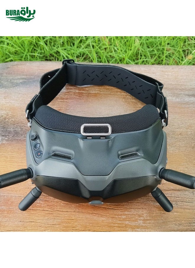 BURAQ - For DJI FPV Goggles V1  V2 Foam Padding Eye Mask Headband Accessories,Spec: Black Eye Pad - Image 1