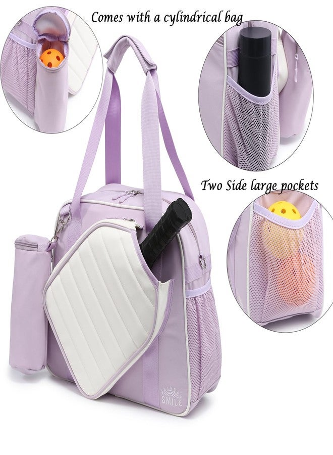 RAINBOW SMILE Crossbody Pickleball Bag with Ice Bag & Ball Bag 3-Piece Sets, Waterproof Pickle Ball Bag Tote Shoulder Bag - Image 3