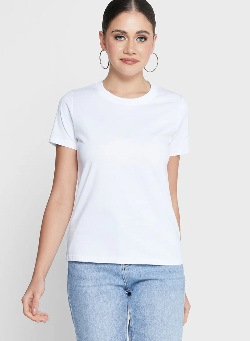 Ginger Basics 5 Pack Essential Crew Neck T-Shirt