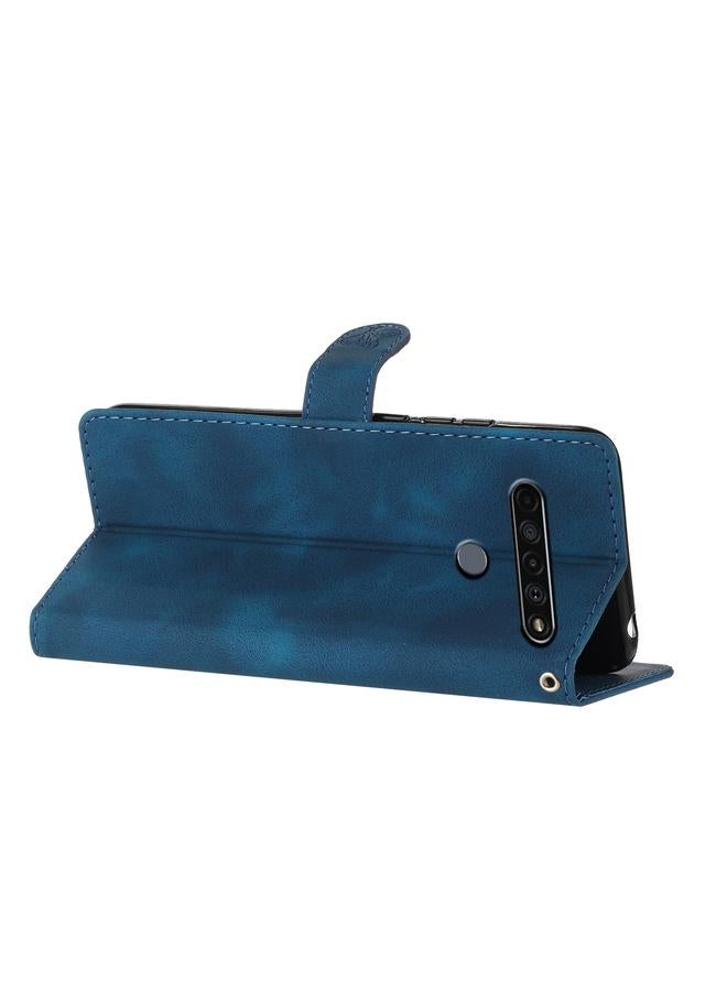 اس-توب جراب هاتف LG K61 من الجلد بنقشة زهور وفراشة - Image 5