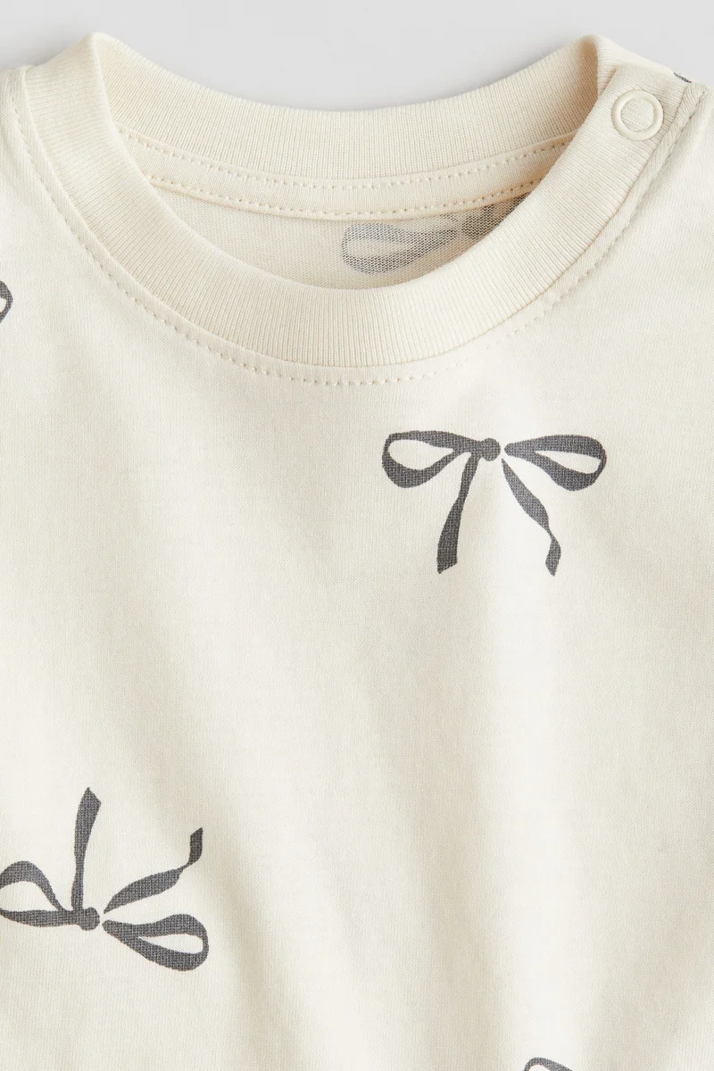 H&M Printed cotton top