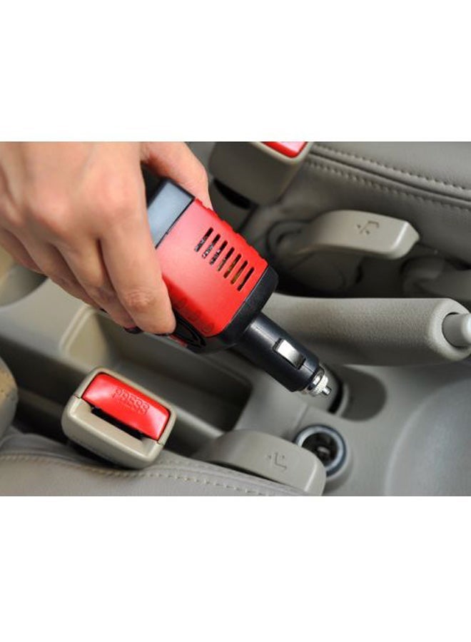 ELTRAZONE 3-Pin Electric Car Charger Converter Black/Red | 12V DC to 220V AC Power Inverter with USB Charging Port | Portable Car Adapter for Laptops, Phones & Small Electronics | Built-In Safety Features | Ideal for Travel, Camping & Road Trips  - Image 4