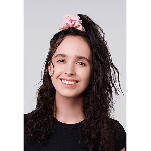 FAMEZA 14 Colors Hair Scrunchies - Chiffon Flower Hair Bow Ponytail Holder, 8 Floral and 6 Solid Colors for Women (STYLE 1) Multicolor - Image 4