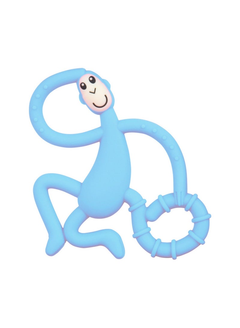 Generic - Dancing Monkey Silicone Teether, Easy Grip Teether, Sensory Toy for Babies and Toddlers BPA Free Teether, (Blue) - Image 1