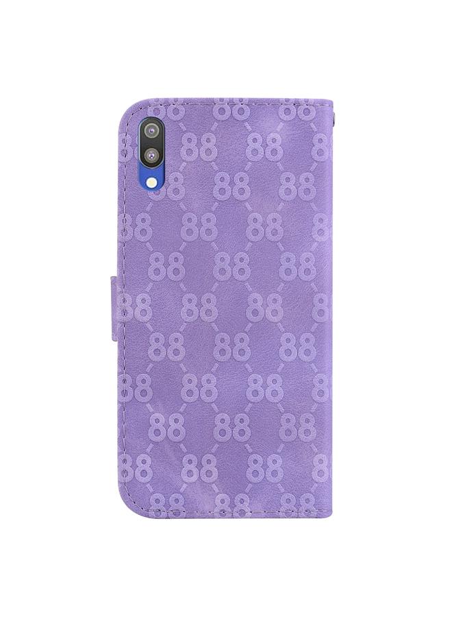 اس-توب جراب لهاتف Samsung Galaxy A10 / M10 جراب هاتف جلدي مزدوج منقوش على شكل 8 - Image 3