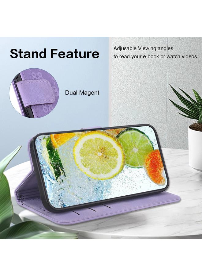 اس-توب جراب لهاتف Samsung Galaxy A10 / M10 جراب هاتف جلدي مزدوج منقوش على شكل 8 - Image 5