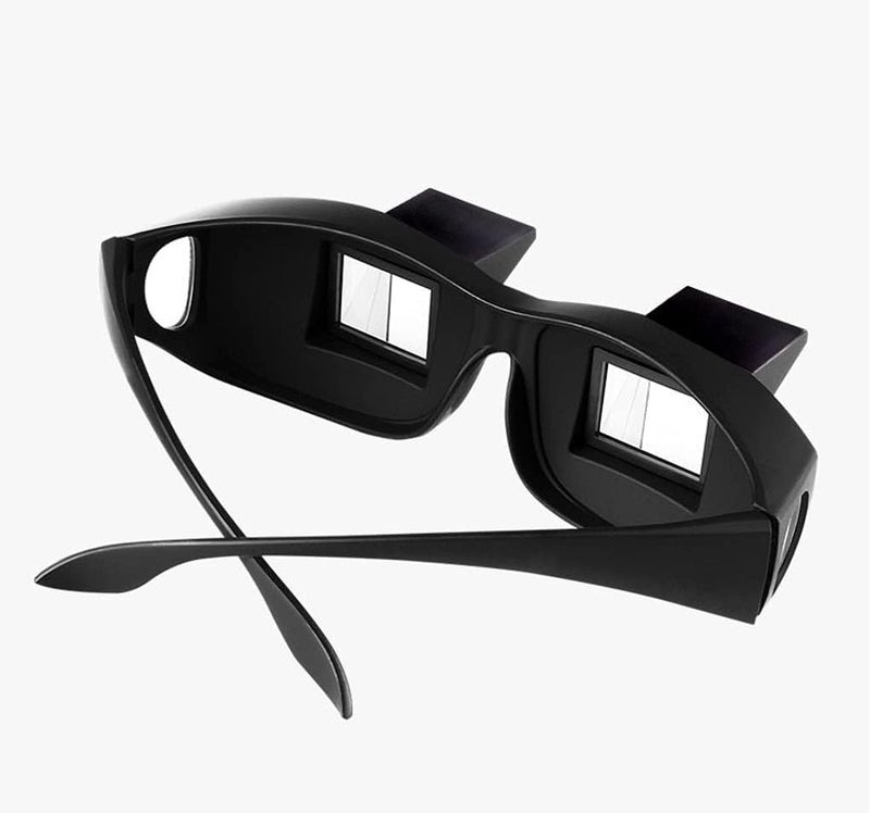 Valuu Lazy Glasses Bed Prism Glasses Spectacles Horizontal High Definition Glasses Prism Periscope Lie Down Eyeglasses for Reading and Watch TV in Bed Unisex - Image 2