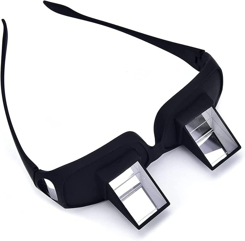 Valuu Lazy Glasses Bed Prism Glasses Spectacles Horizontal High Definition Glasses Prism Periscope Lie Down Eyeglasses for Reading and Watch TV in Bed Unisex - Image 1