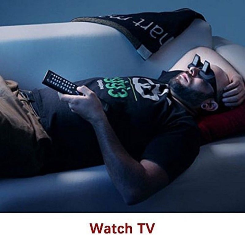 Valuu Lazy Glasses Bed Prism Glasses Spectacles Horizontal High Definition Glasses Prism Periscope Lie Down Eyeglasses for Reading and Watch TV in Bed Unisex - Image 4