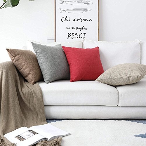 Khooti Jute Cushion Cover | 28x28 | Brown | Set of 2 | Throw Pillow Cover for Couches, Chairs, Sofas, Beds, Coffee Tables, Living Rooms, Bedrooms, Modern Boho Design - Image 5