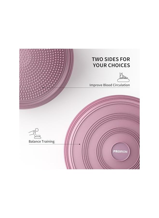 PROIRON - Balance Disc - Wobble Cushion For Balance With Pump Wiggle Seat For Improving Posture, Fitness, Stabilit - Image 1