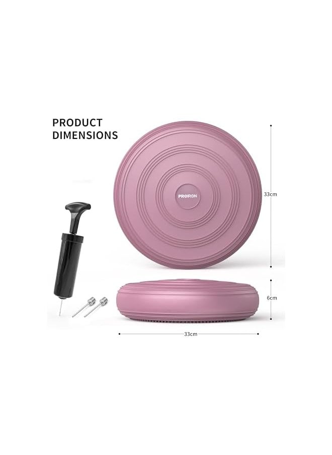 PROIRON - Balance Disc - Wobble Cushion For Balance With Pump Wiggle Seat For Improving Posture, Fitness, Stabilit - Image 1