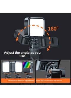 General Mobile Phone Fill Light Portable Mini Pocket Light Self-shooting Charging Handheld RGB Photography Outdoor Soft Light Photography-Specifications:【three-color Flagship Model】 Fill Light + Desktop Tri  - Image 4