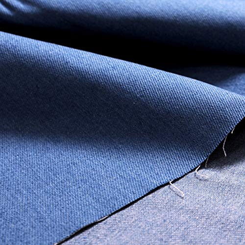 ENTELARE 8.5OZ Cotton Durable Denim Fabric 67 Inches Width Entelare(Light Blue 1Yard) - Image 1