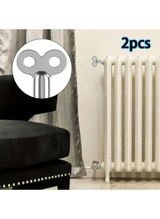 2 Pcs Zinc Alloy Air Release Valve Keys Heavy Duty EU Threaded Connector - Image 4