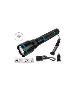 TOTAL TOTAL Flashlight 18650 Li-ion Battery, 400 Lumens, 3 Brightness Modes, Aviation Grade Aluminum Alloy, 4H Runtime, Tactical LED Flashlight for Camping, Hiking, and Emergency Use  - Image 1