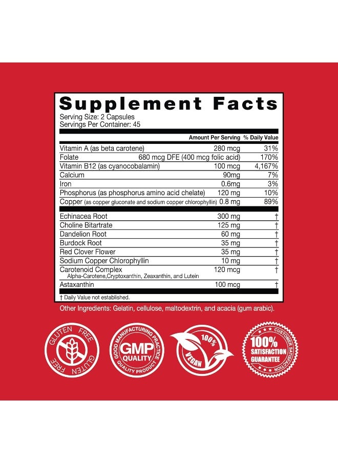 Health Plus , Blood Cleanse, 753 Mg, 90 Capsules  - Image 5