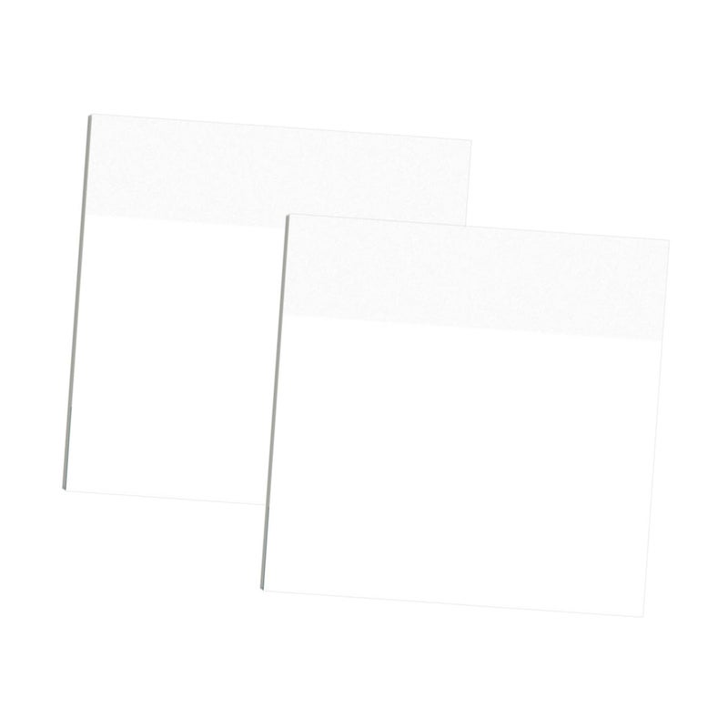 Transparent Sticky Memo Pads 200 Sheets Removable Repositionable for Home Office School - Image 2