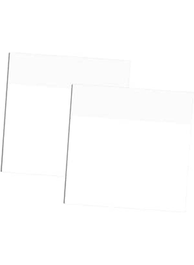 Transparent Sticky Memo Pads 200 Sheets Removable Repositionable for Home Office School - Image 1