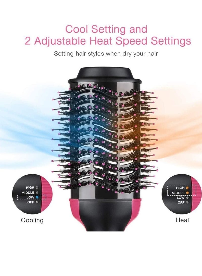 ELTRAZONE 2 In 1 Professional Hair Dryer Brush Negative Ion Blow Dryer Straightening Brush Hot Air Styling Comb Electric Hair Straightener Styler - Image 3