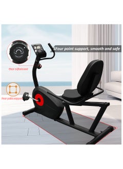 Generic Exercise Bikes Stationary Indoor Recumbent Bikes with Backrest Magnetic Stationary Bike  - Image 5