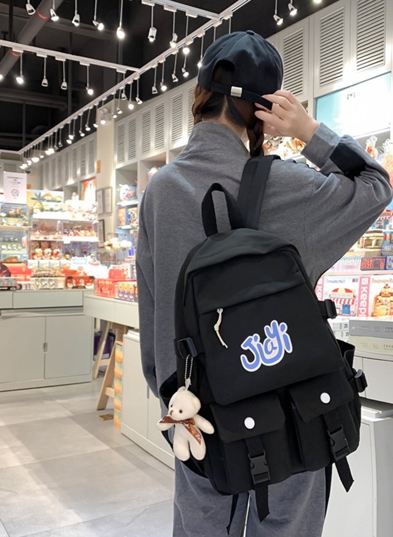 Sharpdo Student Casual Large Capacity Backpack – Spacious, Durable & Comfortable School Bag - Image 5