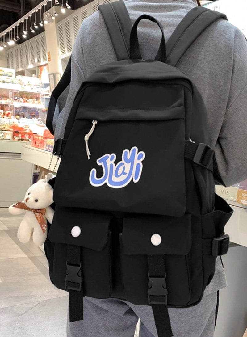 Sharpdo Student Casual Large Capacity Backpack – Spacious, Durable & Comfortable School Bag - Image 4