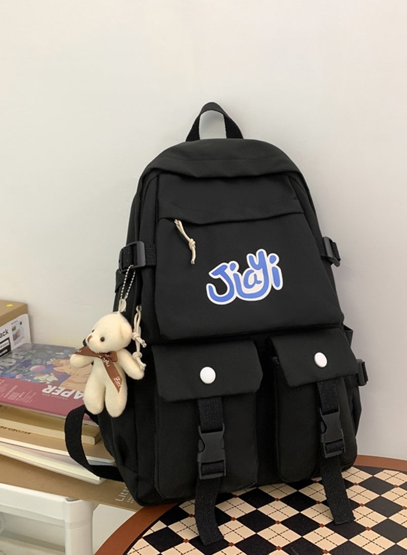 Sharpdo Student Casual Large Capacity Backpack – Spacious, Durable & Comfortable School Bag - Image 2